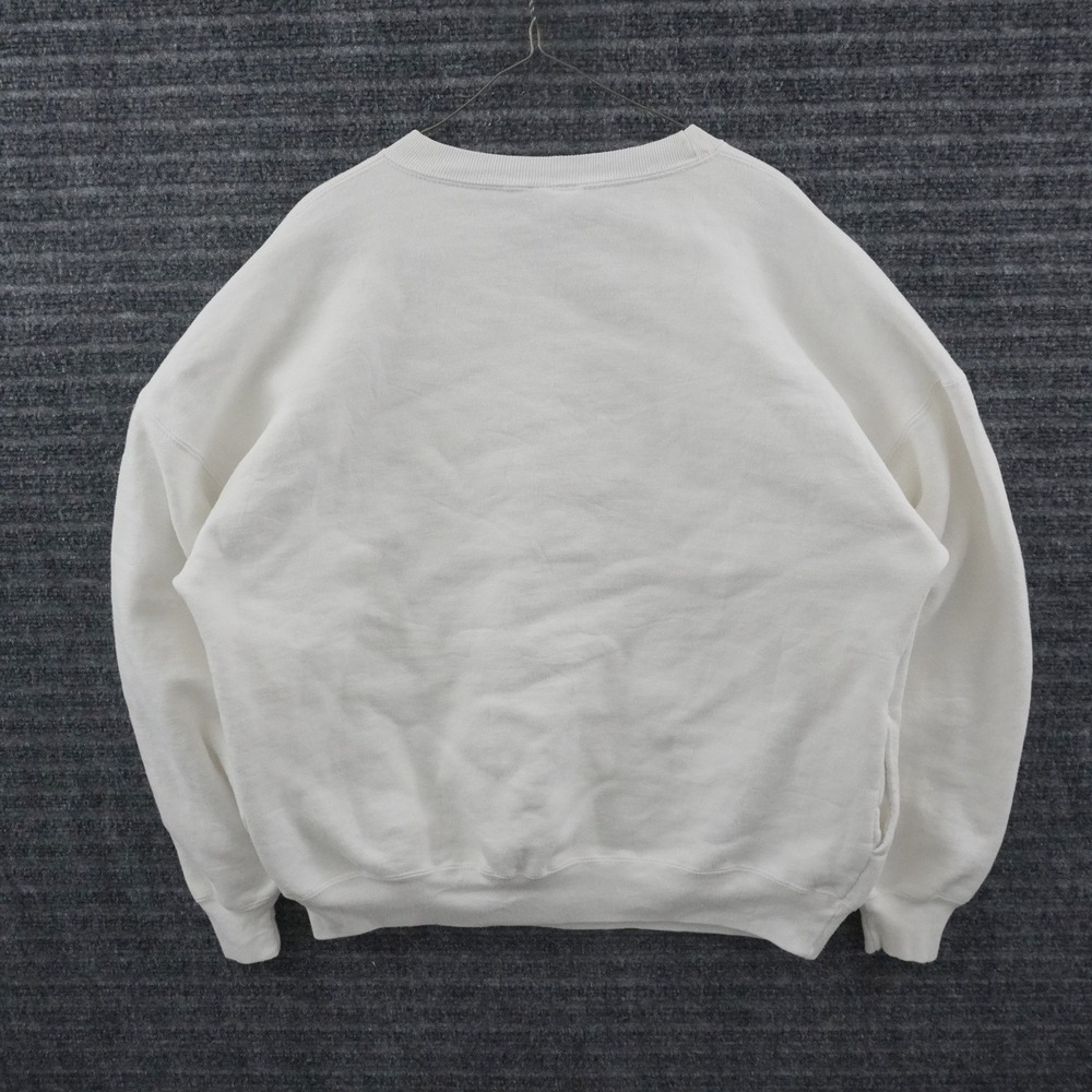 Vintage 90s Champion Sweatshirt Mens XL White Embroidered Logo Made in USA - Picture 2 of 10
